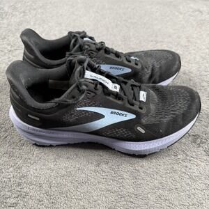 Brooks Launch 9 Running Shoes Black Purple Women's Size 10 B Medium Lightweight